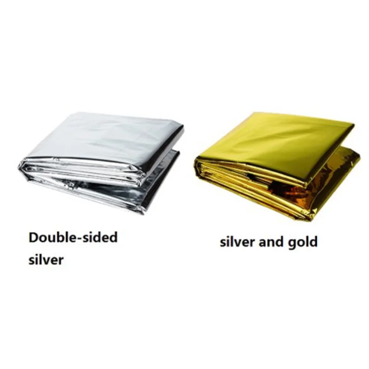 Disposable Medical Waterproof Foil Silver Mylar Rescue Emergency