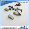 OEM cemented tungsten carbide saw tips with HIP sintering, carbide saw teeth for circular saw blade