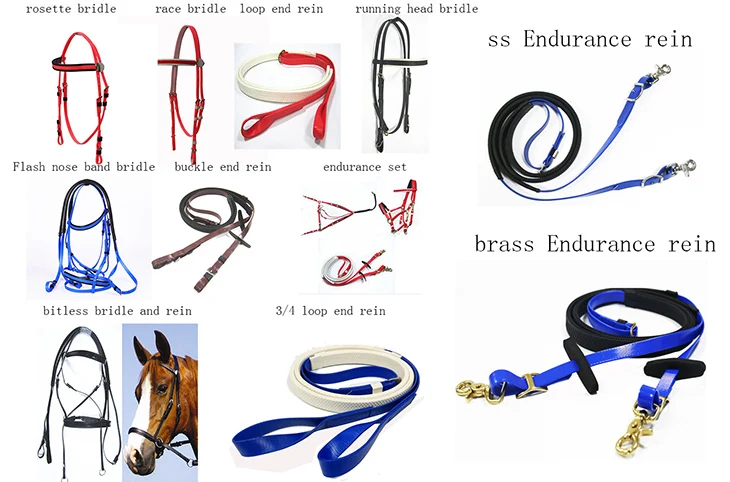Horse Equipment pvc endurance horse bridles