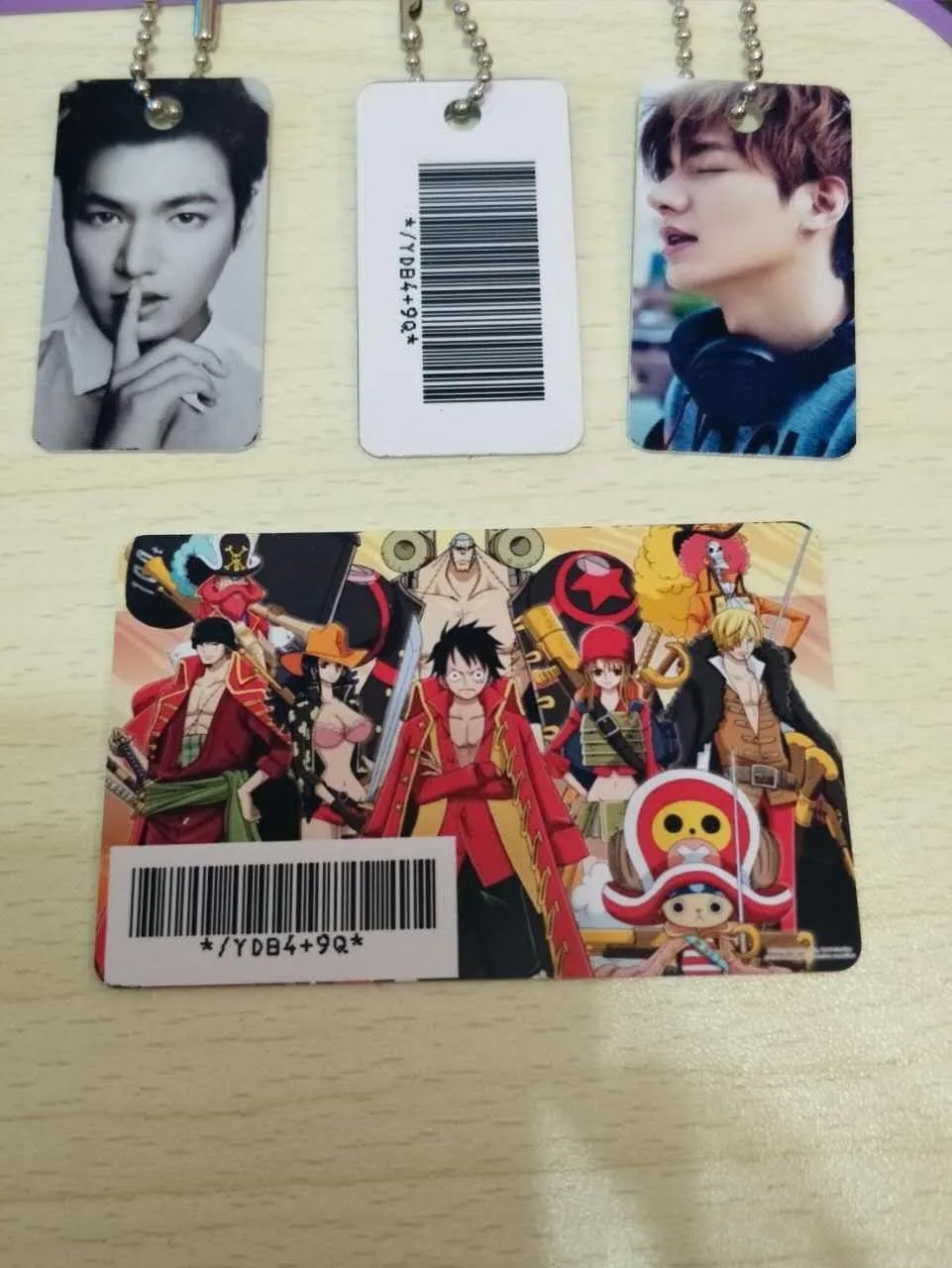 Plastic PVC Key Tag Business Combo Cards 3in1