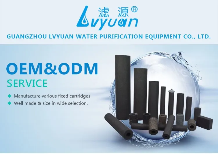 Lvyuan Safe sintered filter cartridge factory for desalination