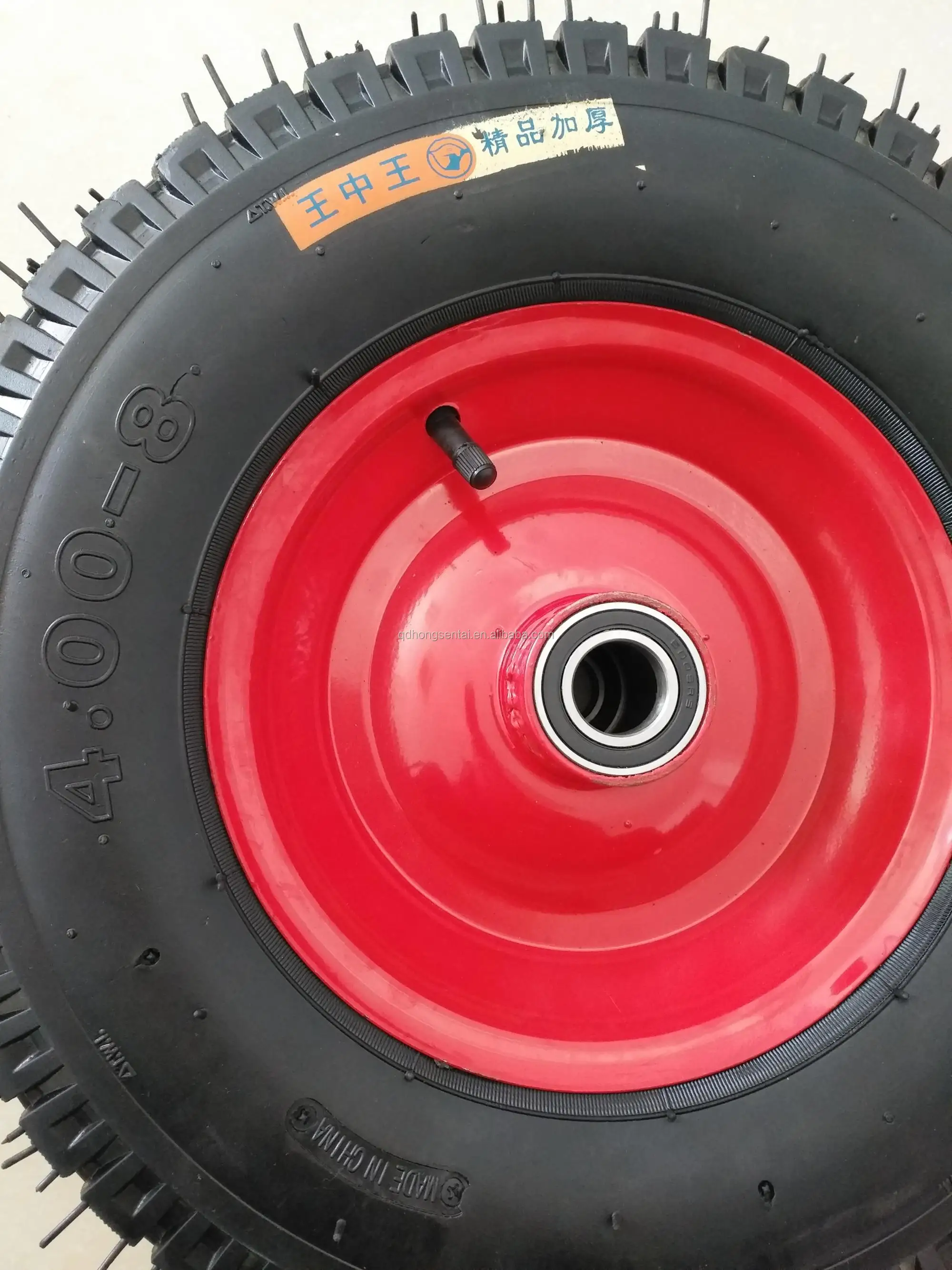 High Quality 16" Inch Wheelbarrow Wheels Load 350kg With 6005rs Ball