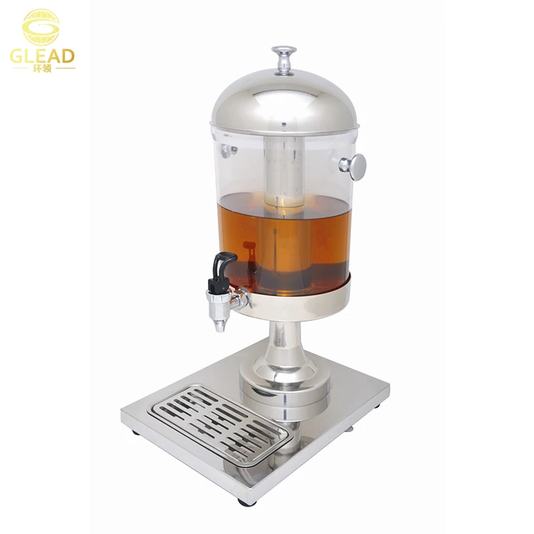 High Quality Commercial Restaurant Glass Orange Fruit Juice Dispenser