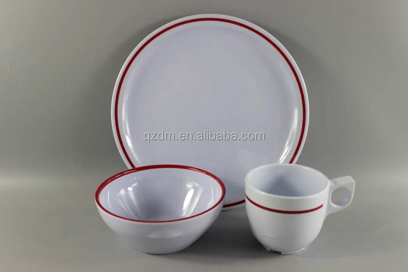 12 pcs Melamine Dinnerware Sets 3PCS