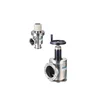 GDQ-J63 DN63 Vacuum Furnace Heat Treatment Pneumatic High Vacuum Damper Angle Valves Fittings sold to Iran