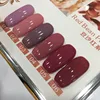 D&H-G03 RED BEAN PASTE color series nail uv gel polish Direct soak off art private label three step