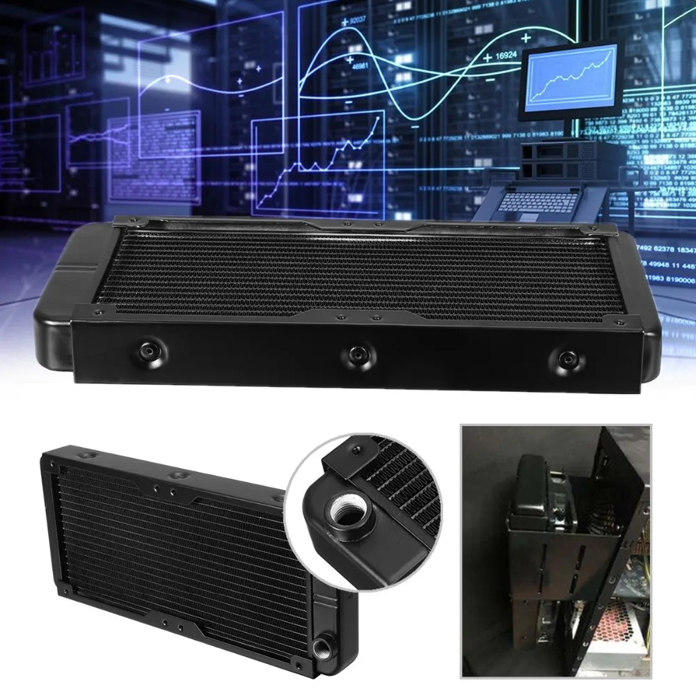 Customized Wholesale Computer Water Cooling Radiator With Kit And Fan
