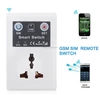 Au,Eu ,Uk Plug 2G GSM Remote Controlled Smart Power Switch Socket with SMS/Dial Switch Power ON/OFF Support Power Down Memory