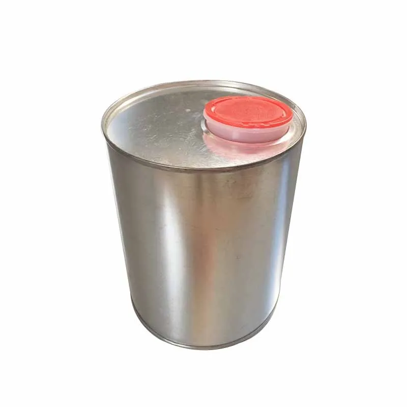 Cheap 1 Liter Empty Round Metal Tin Can With Plastic Lids For Oil Buy Square Oil Tin Cans,1l