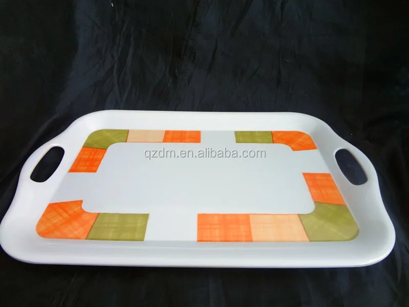New Design Melamine Food Serving Trays