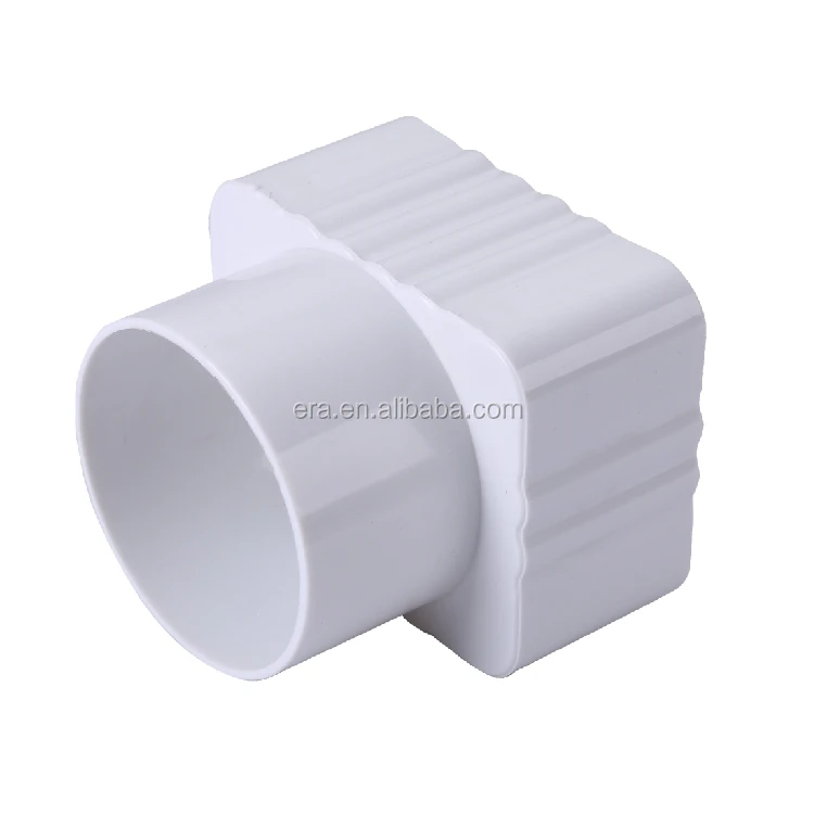 Era Pvc Square Rain Gutter Fitting 5.2 Inch Conversion Joint Buy Pvc