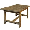 Nordic style Ancient Age refetory table reclaimed coffee table rustic antique durable rustic dining table