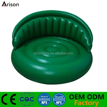 Pvc Inflatable Round Floating Island Lounge Chair Buy Inflatable