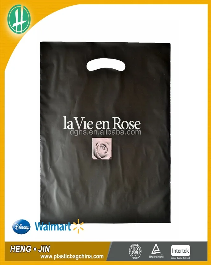 Custom Printing Patch Plastic Bags Die Cut Carrier Packaging Rigid