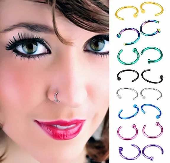 White Copper Septum Piercings Fake Nose Body Jewelry Nose Septum Buy