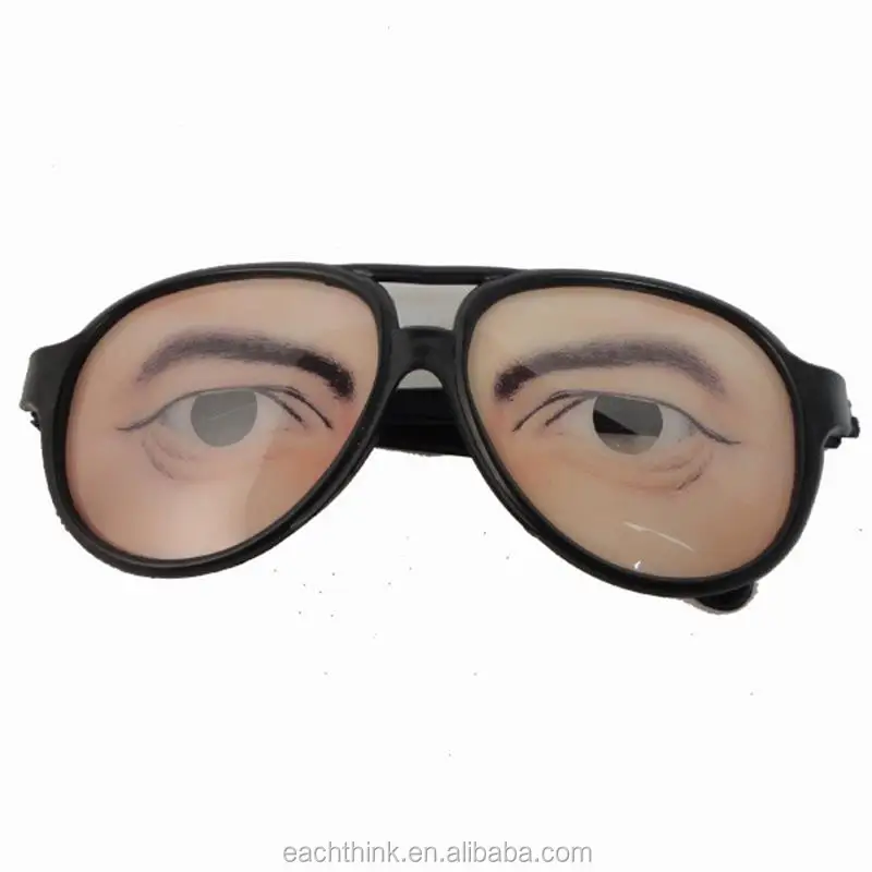 funny glasses with eyes on them