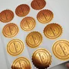 Multiple color custom shape copper foil sticker wine label, Packaging Adhesive Paper Sticker Printing