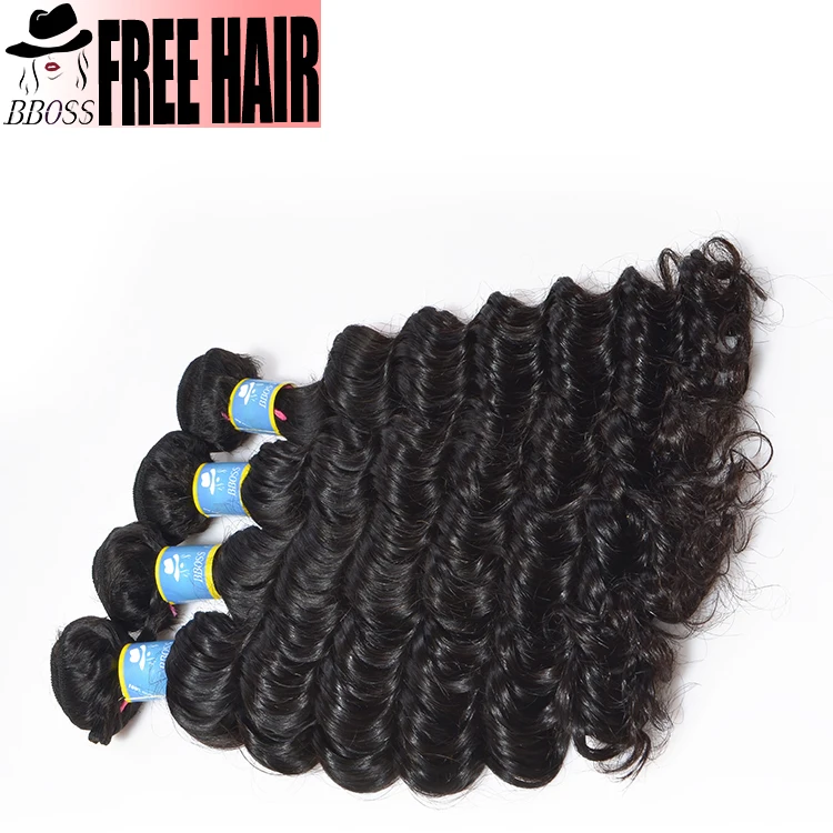 Cheap Virgin Indian Hair Curly Pineapple Wave Hair Bundles