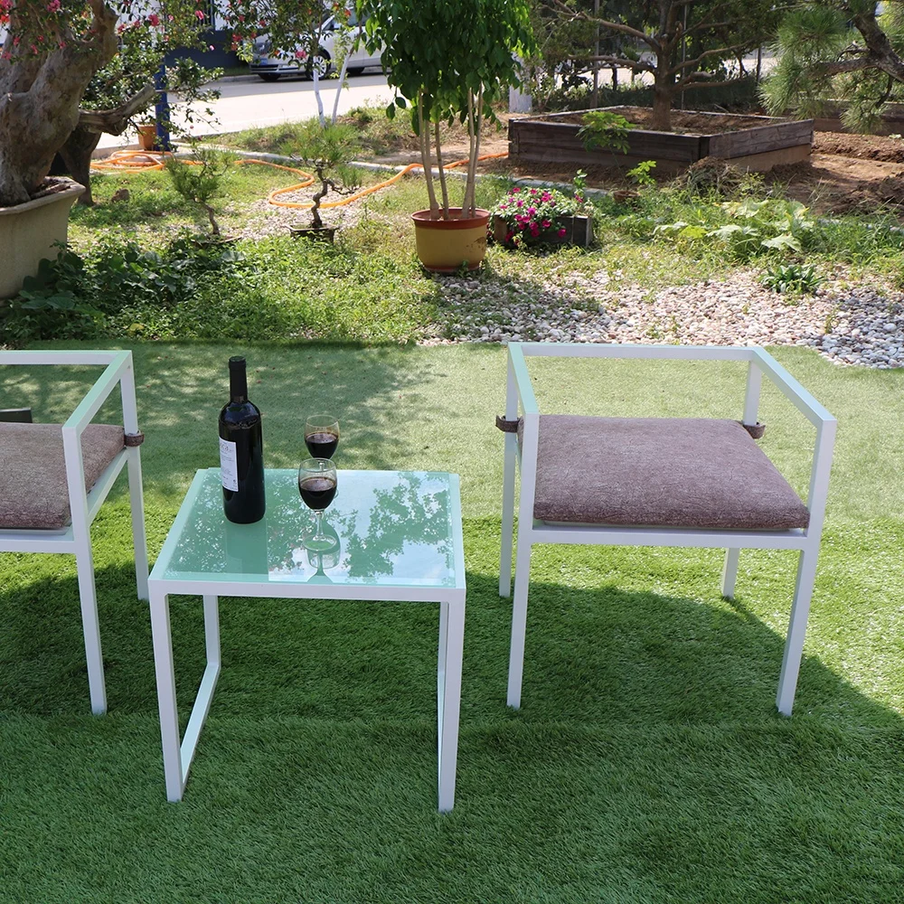 Great Garden Furniture Patio Dining Set With Expandable Table,64" 81" 8seater,Cast Aluminum