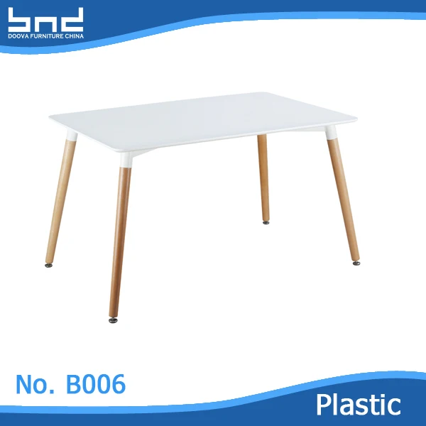 wholesale modern plastic dining table for coffee room
