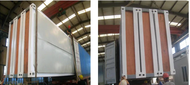 China easy assembly cheap cement sandwich panel modern prefabricated houses