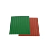 Electric Insulating Mats with Stripe Face Rubber Red 1m
