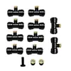 TY291 High Quality 1/4' Quick Pushing Slip Lock Nozzle Fittings with UNC10-24 Thread
