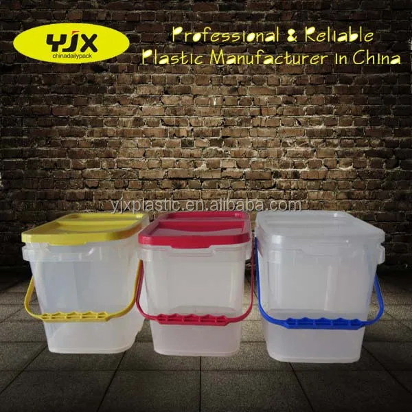 
plastic pail, plastic barrel with handle 