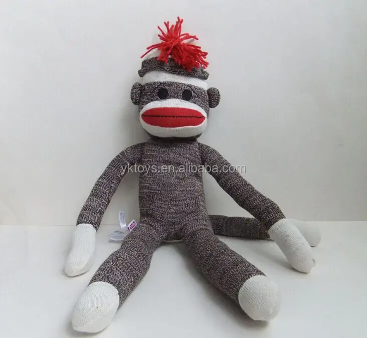 sock monkey plush