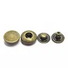 Wholesale Bariety Sizes Custom Logo Brass Custom Easy Button for Clothing and Bags