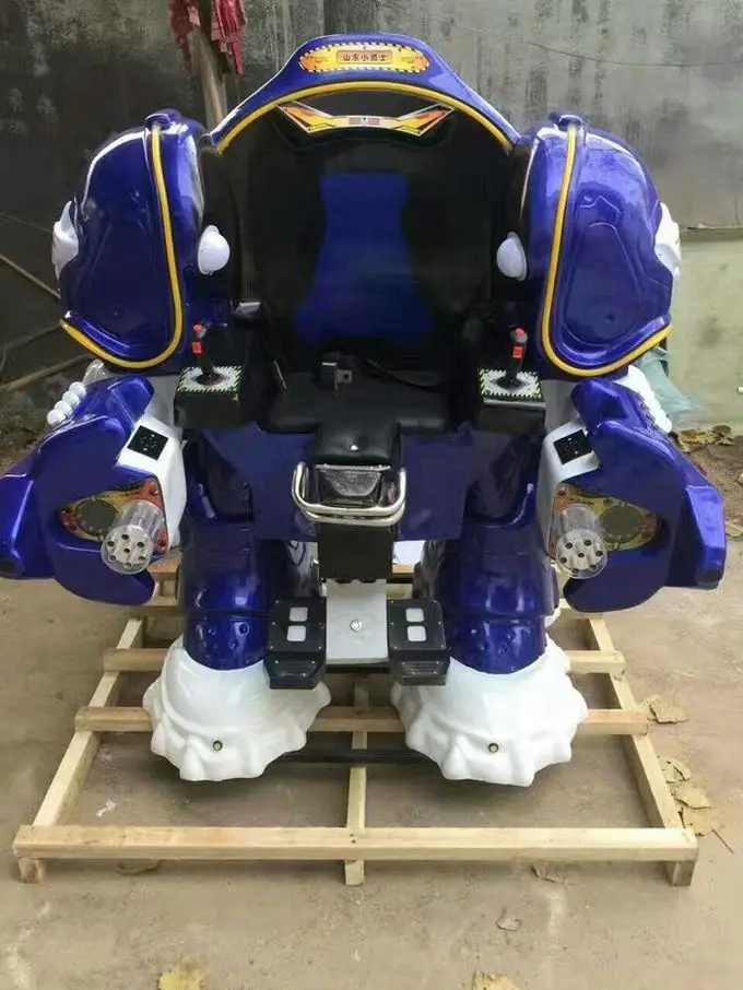 Children Shopping Mall Walking Robot Ride Remote Control Kids Amusement ...