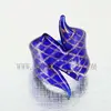 FASHIONABLE handwork flower Murano Lampwork art Glass ring