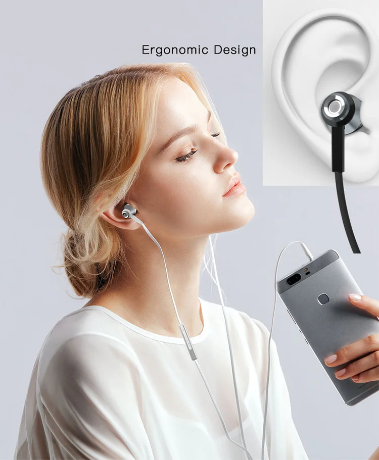 Drop Shopping Universal Hifi Microphone Headset Sport Stereo In-Ear Wired Mobile Earphone