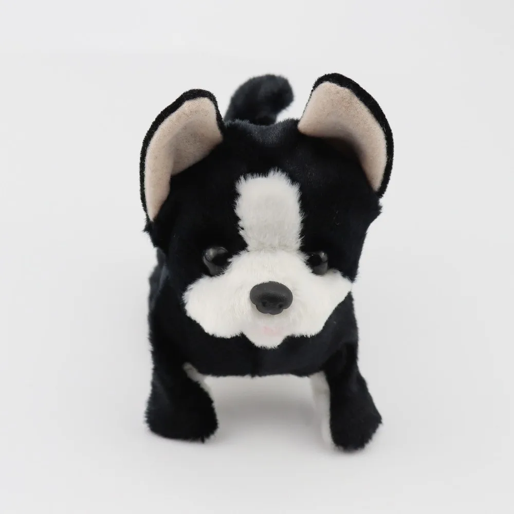 black dog plush