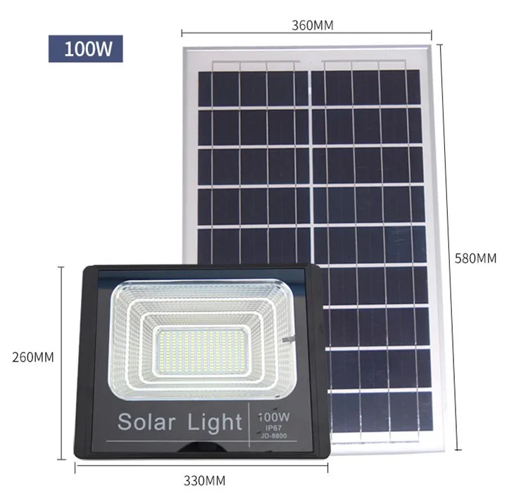 Factory Most Powerful 100watt Solar Flood Lights Outdoor - Buy 100watt ...