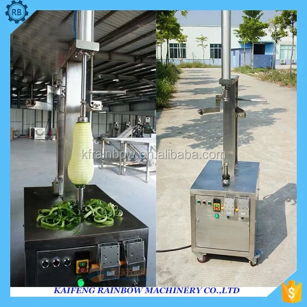 Automatic Electrical Wax Gourd Strip Machine Vegetable Processing