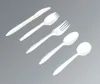 Medium Weight PP Disposable Plastic Tableware 2.6gram forks and teaspoons