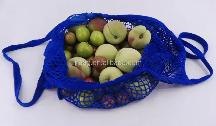 Reusable Grocery Tote String net Shopping Cotton Mesh Bags