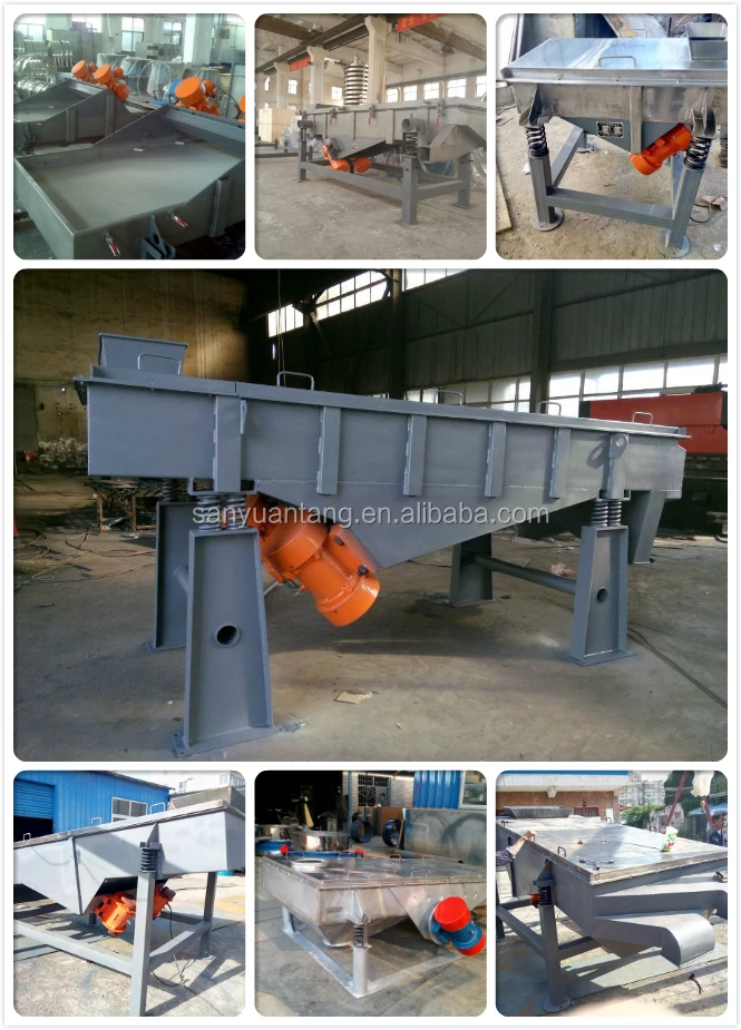 linear motion vibration screen classifier for plastic crusher separating
