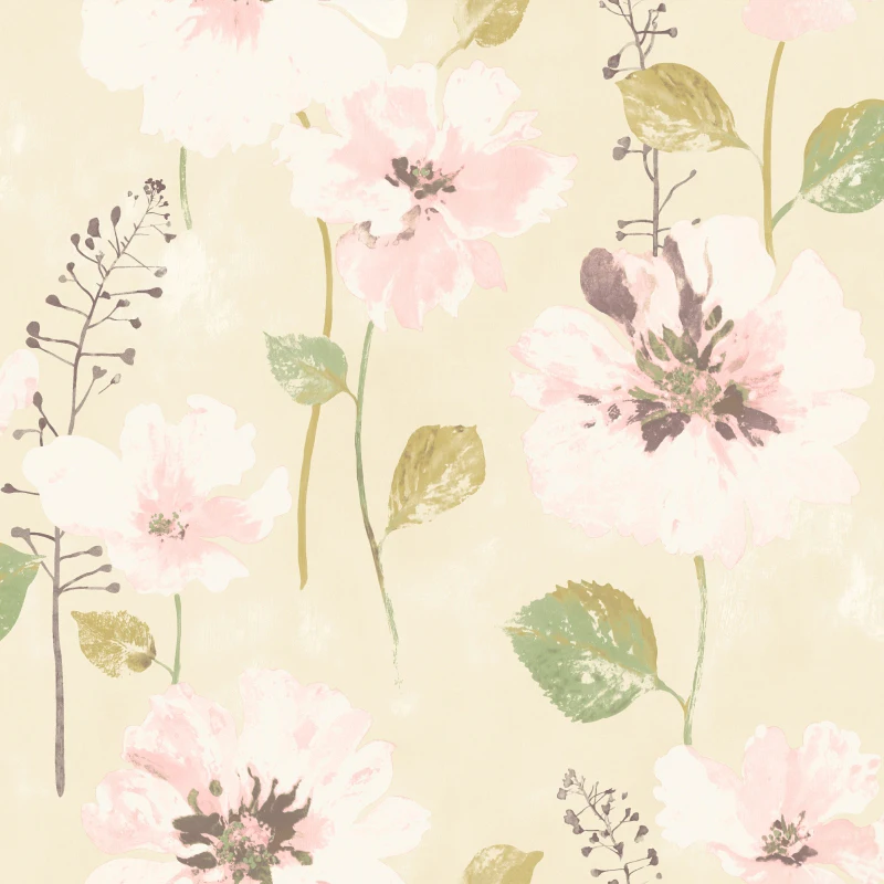 ファンシー美しい花ビニール壁紙abマッチ壁紙 Buy ピンクの花ビニール壁紙 赤ローズ花壁紙 Ab 一致壁紙 Product On Alibaba Com