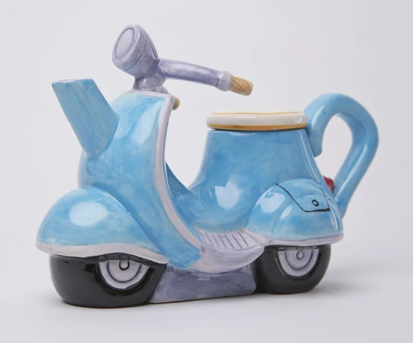 Creative Cute Motorcycle Shape Pink Teapot For Kids,Made In China Cheap ...