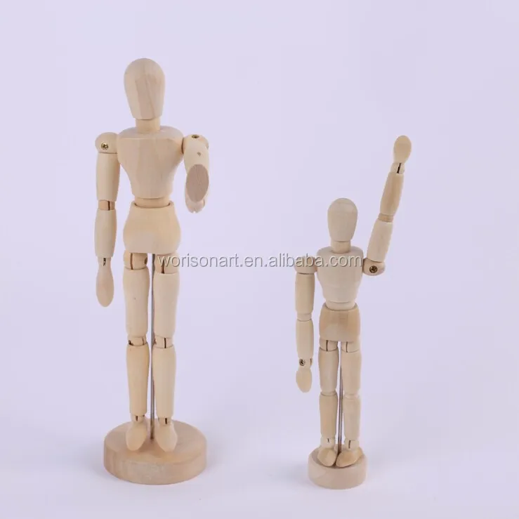 Ready To Ship 20cm/30cm Artist Wooden Manikin Mini Human Mannequin