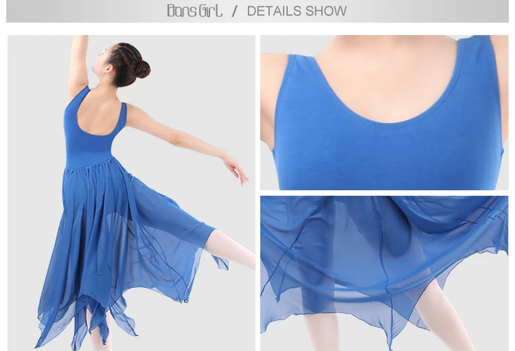 Dansgirl Brand Ballet Dance Leotard With Long Chiffon Skirt Buy