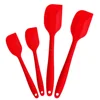 Premium Silicone Spatula Set of 4 with Hygienic Solid Coating