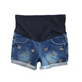 Plus Size Denim Shorts For Pregnant Women Summer Care Belly Jeans Fashion Cartoon Maternity Shorts All