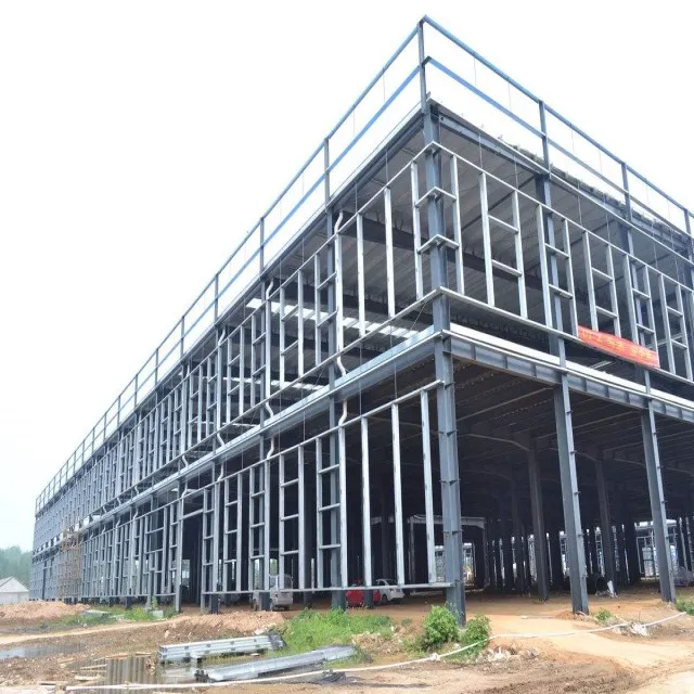 Prefabricated Steel Structure Building Materials Shopping Mall For Sale