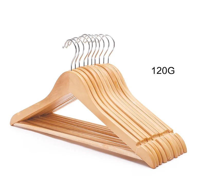 Chrome Hook Custom Wooden Suit Coat Clothes Hanger 20 Pack Buy Wooden