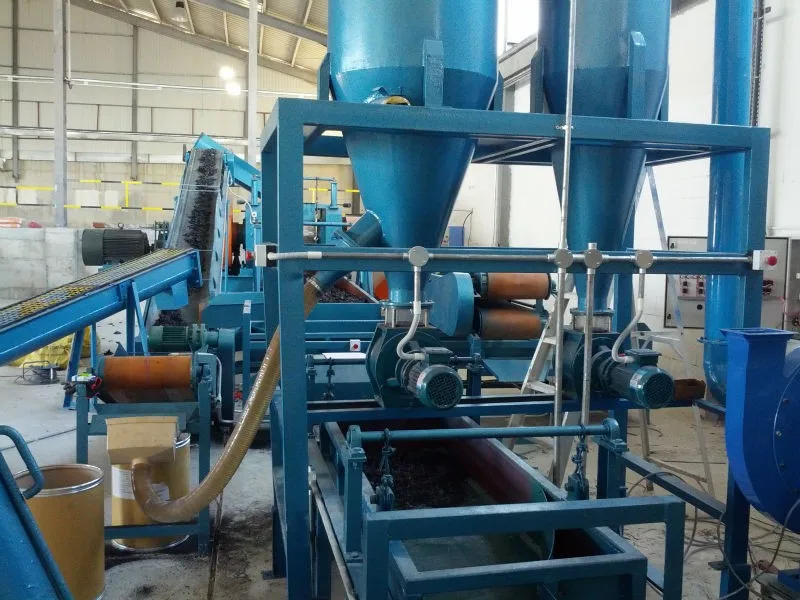 Rubber Inner Tube Recycling Machine/tire Rubber Powder Production Line