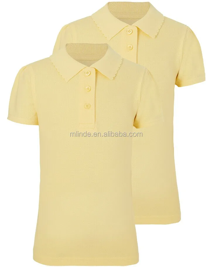 high school Ribbed Collar School Polo Shirts school uniform design