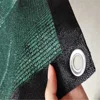 Direct Factory HDPE UV Resistant dark Green color wind control net with copper eyelet